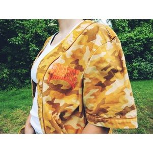 Camo Paradise Baseball Jersey Duck Camo Shirt